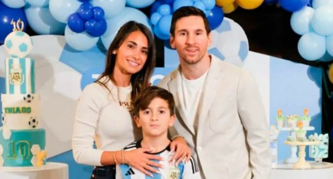 Al estilo gaucho, Messi y Antonela celebraron el cumpleaños 10 de su hijo Thiago
